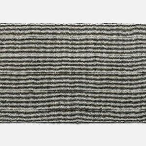 Handwoven Bath Rug - Color: Black