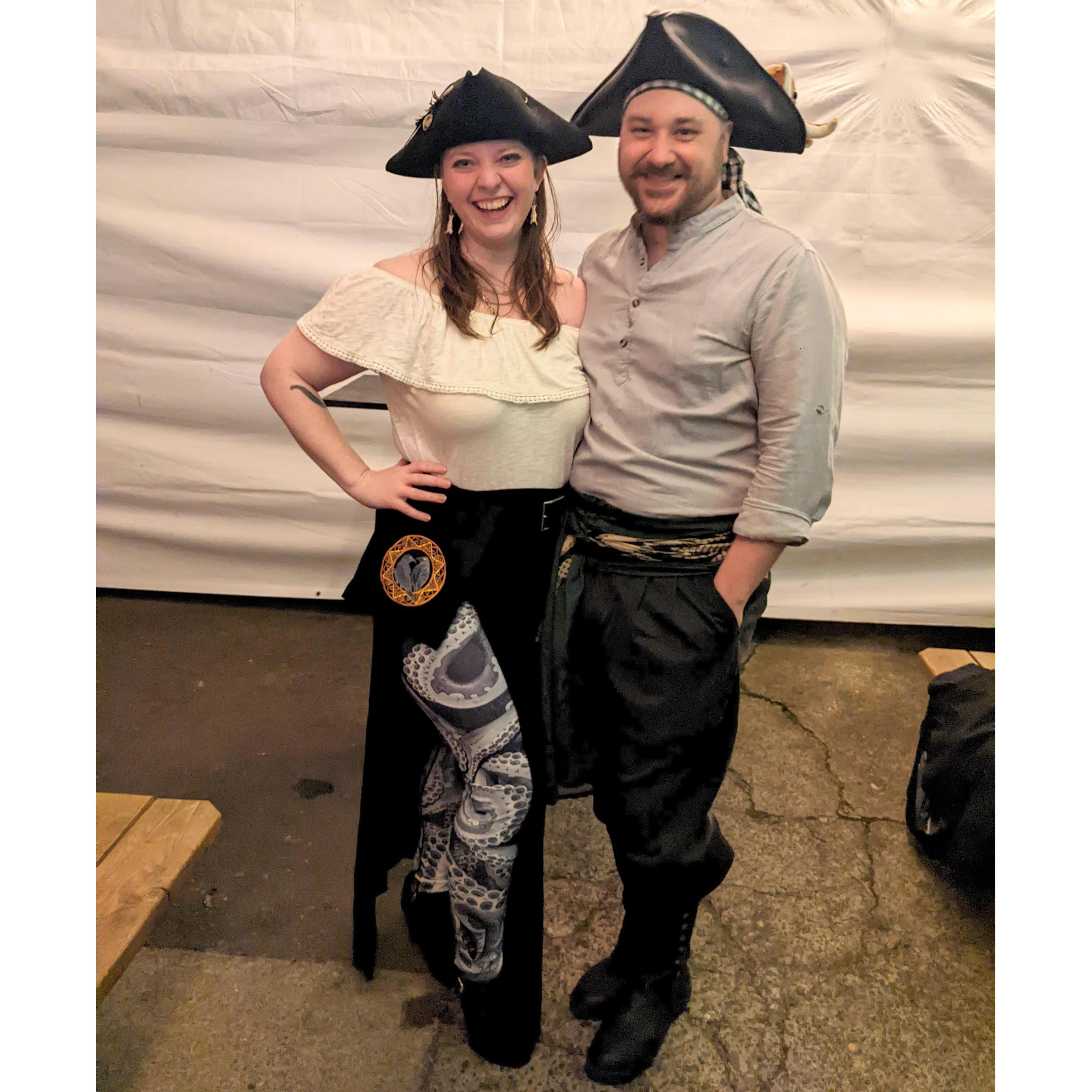 Sometimes we dress up like pirates and get up to shenanigans