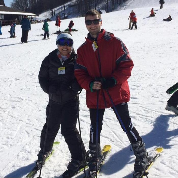 Skiing at Song Mountain February 2017