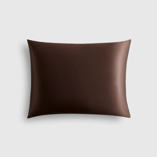 100% Mulberry Silk Pillowcase - Espresso, Queen