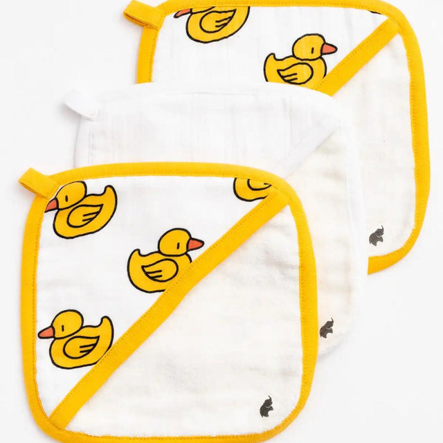3-Pack Organic Washcloths - Organic Baby, Toddler, & Kids Clothes - Monica + Andy