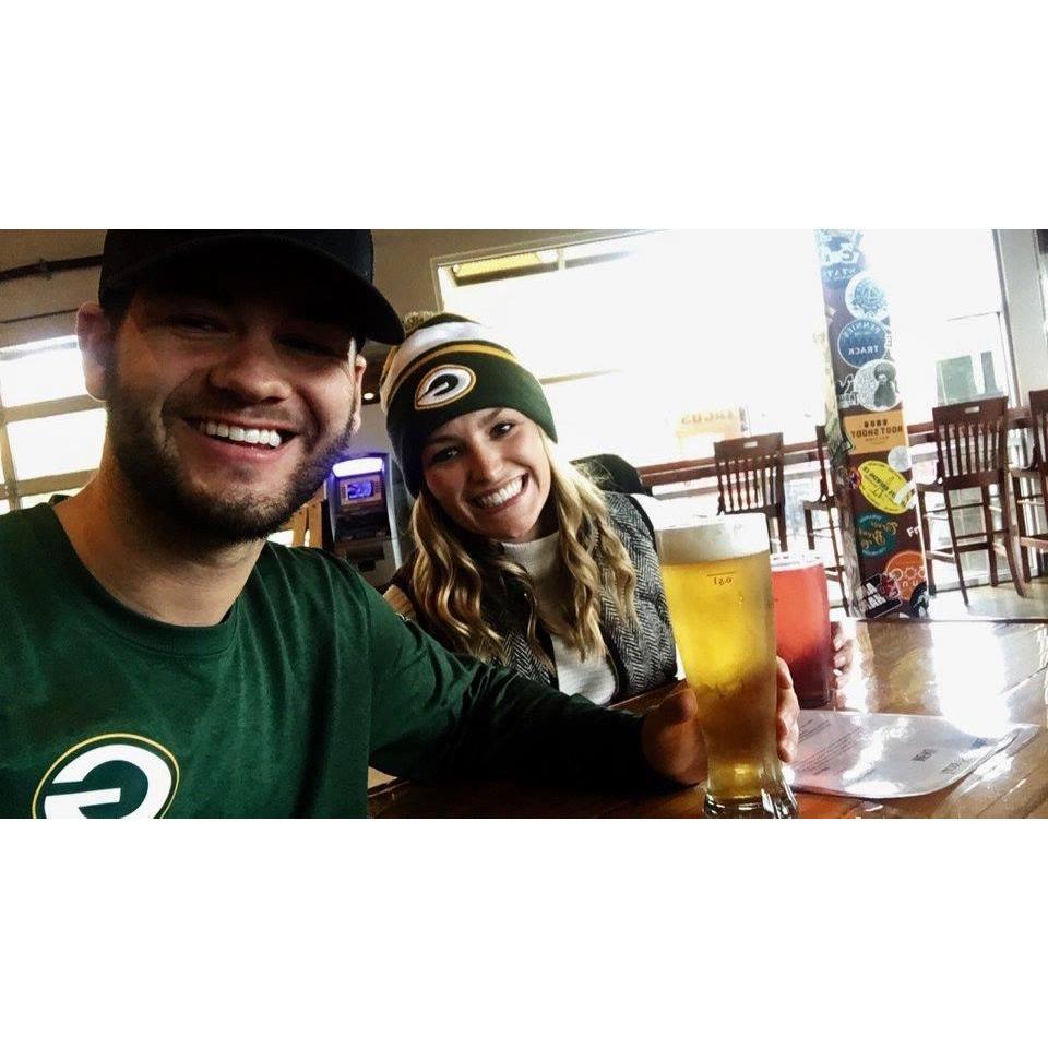 Green Mountain Brewery- Lakewood, CO- for the Green Bay Packer Game!