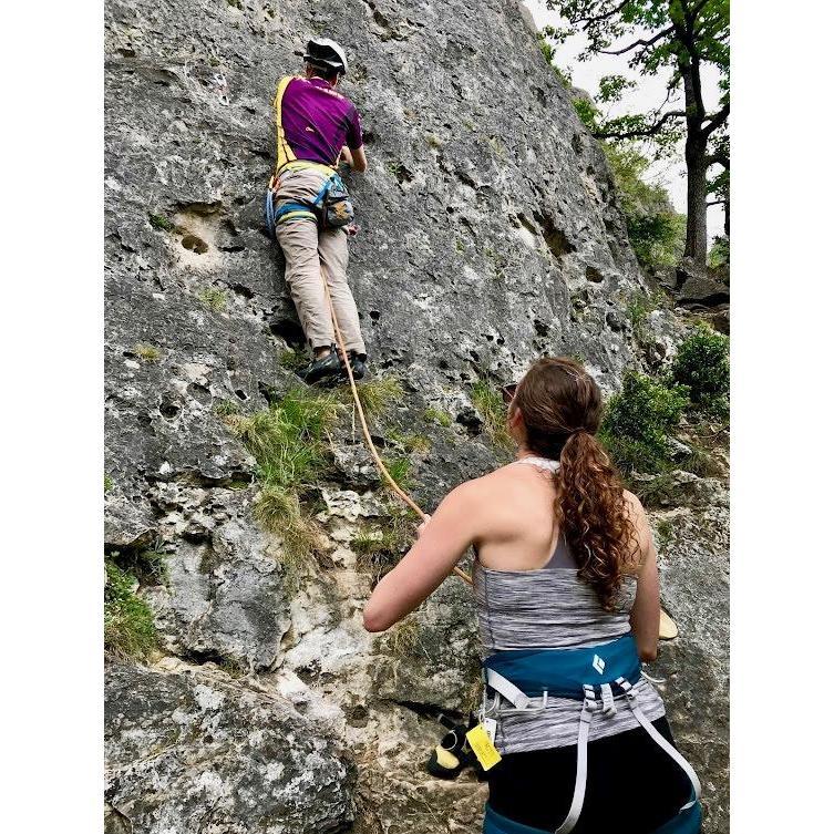 Climbing in Les Cevennes, France