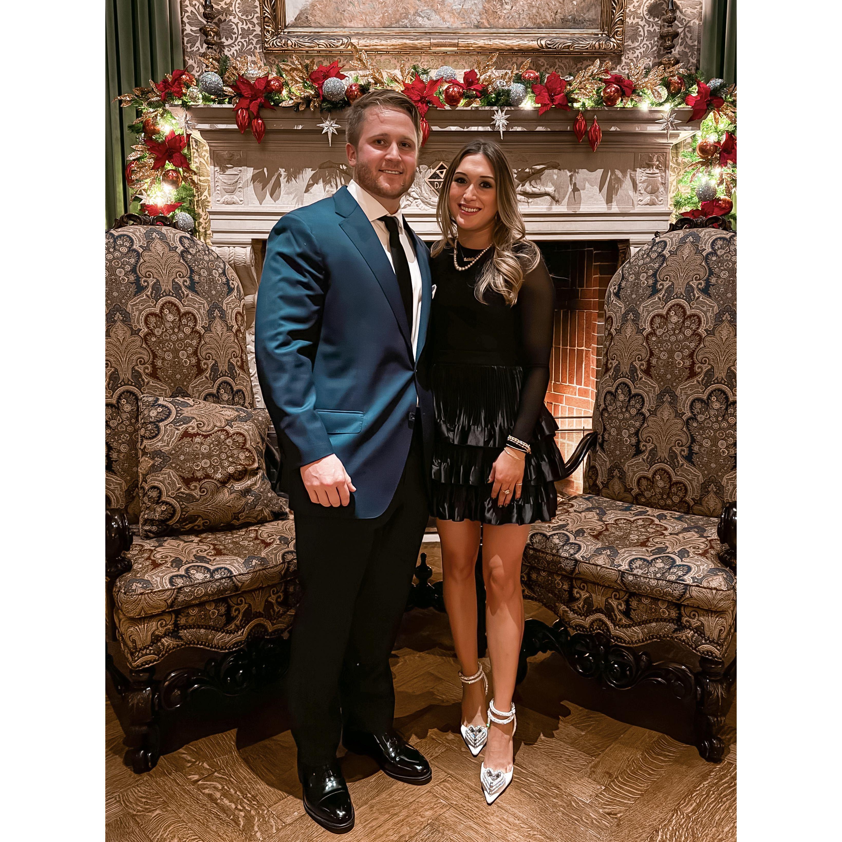 Celebrating our friend's wedding