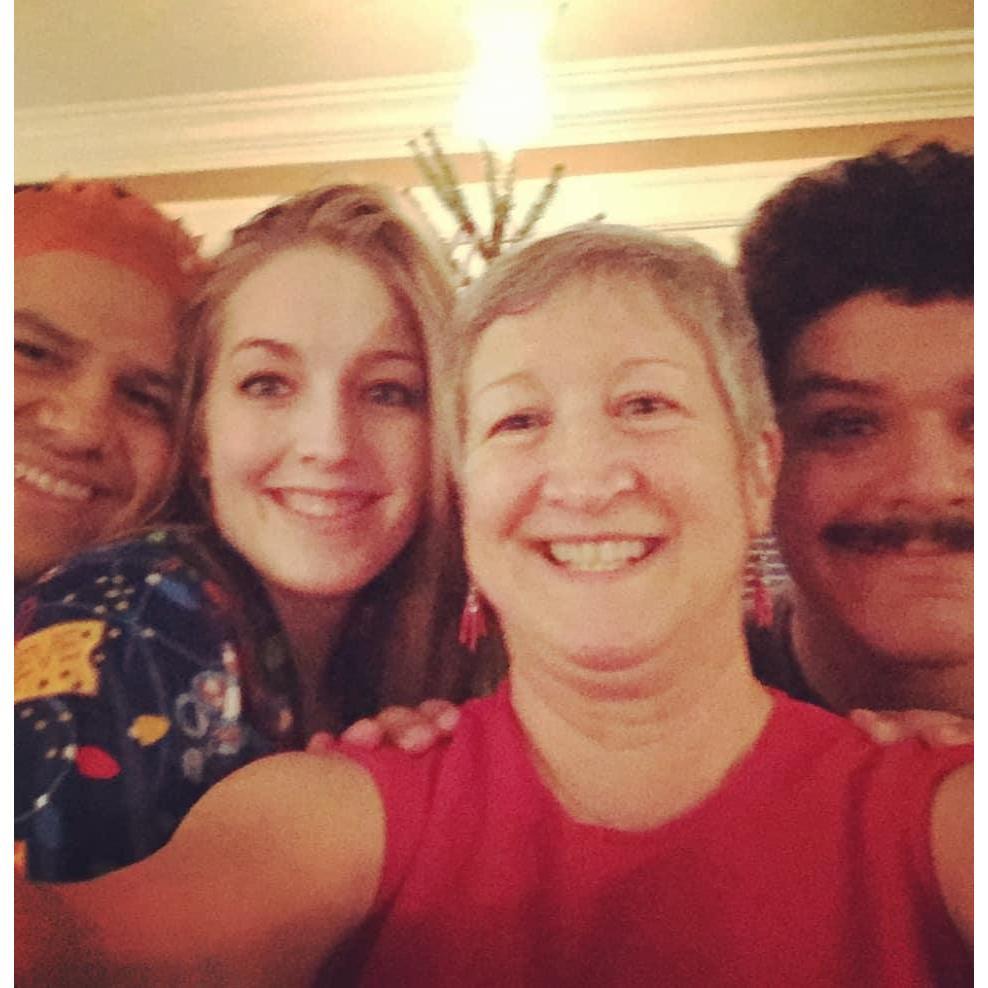 Christmas Day at my Moms house