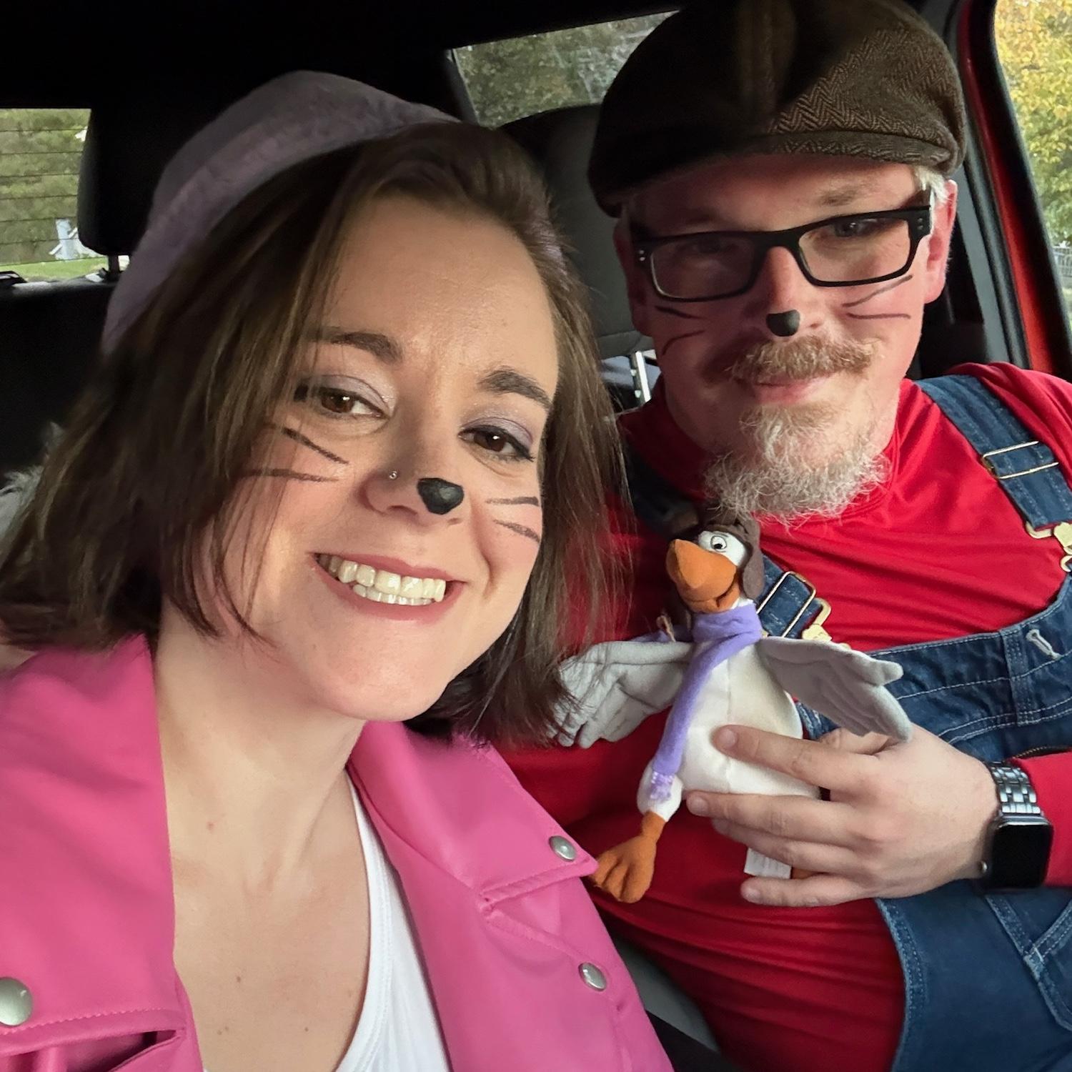 First Halloween - Bianca and Bernard from the Rescuers