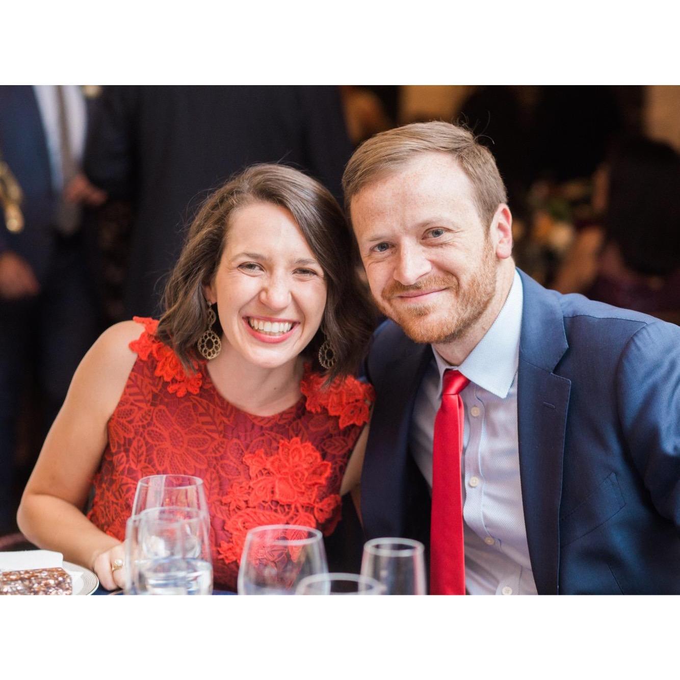 Bringing our best color coordination to a great wedding