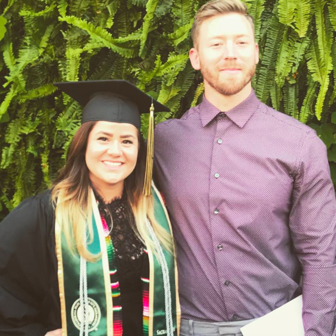 Jessica graduated with honors with a Communication degree - 2018