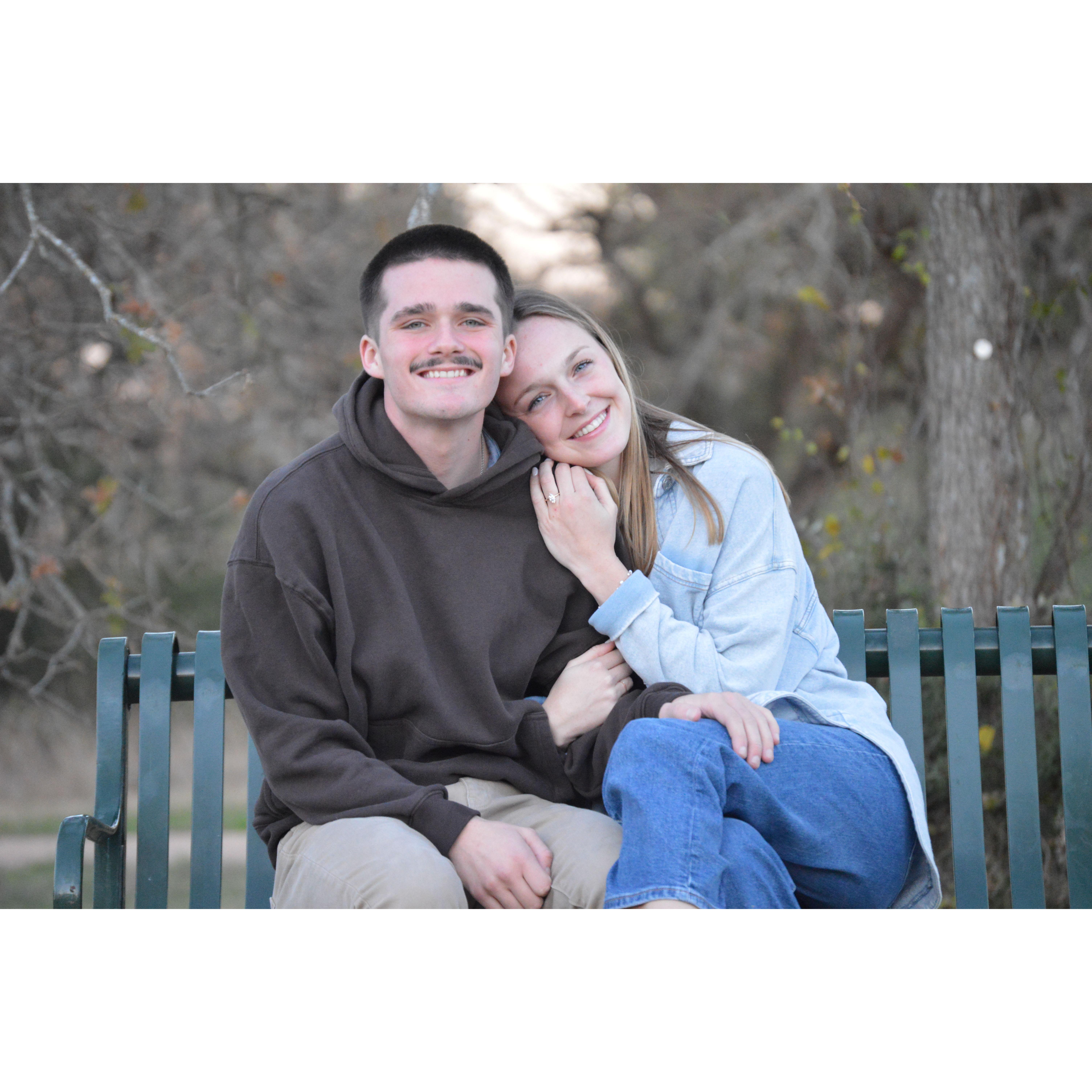 Our engagement photos- Thank you Raelyn!!