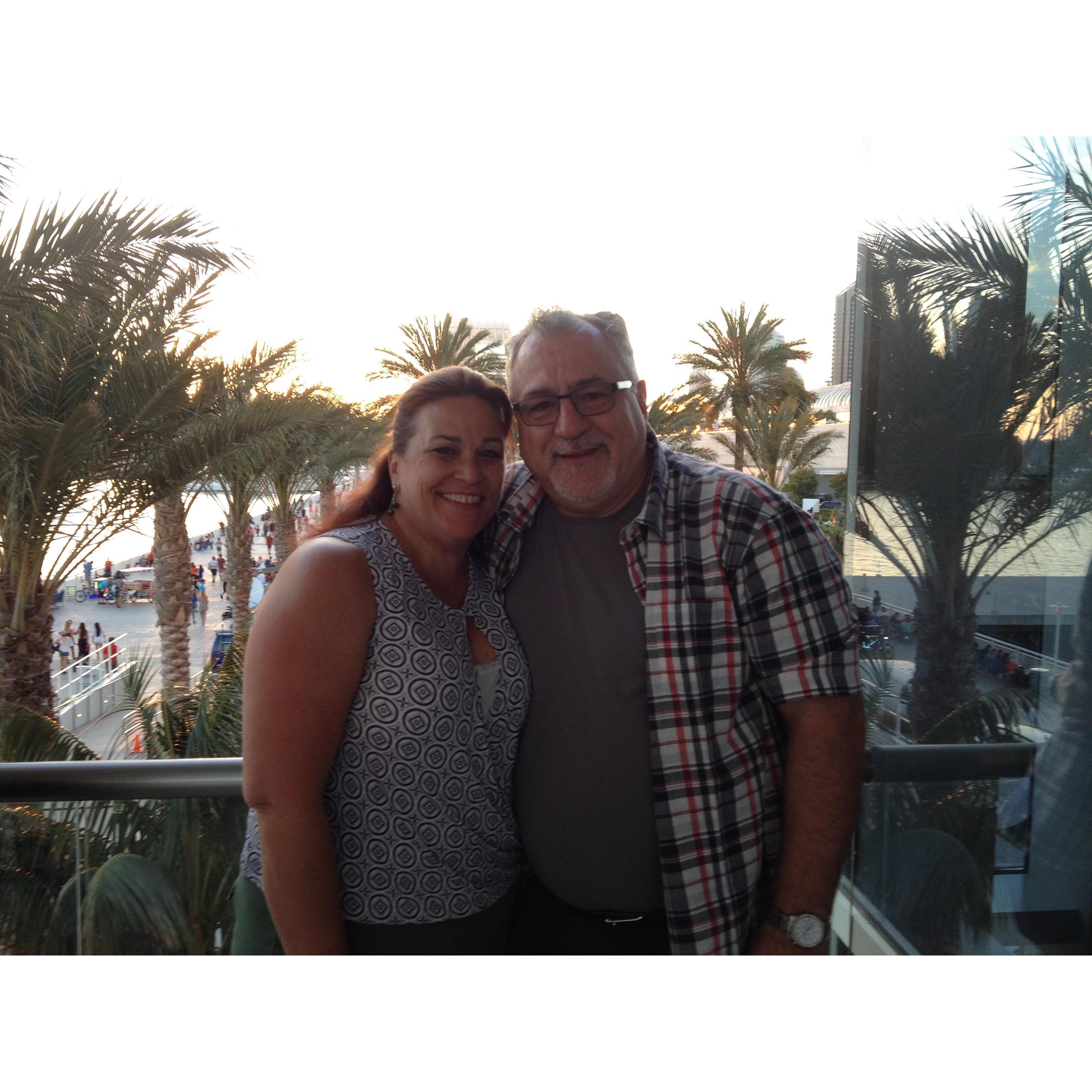 After we moved to LA, this was our first 4th of July and we visited San Diego to see the fireworks!