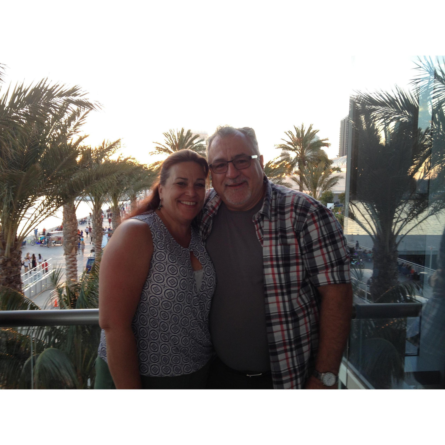 After we moved to LA, this was our first 4th of July and we visited San Diego to see the fireworks!