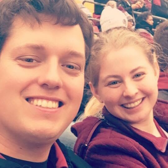 Watching the Redskins WIN !