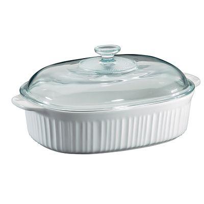 CorningWare®French White 4-quart Baking Dish with Lid