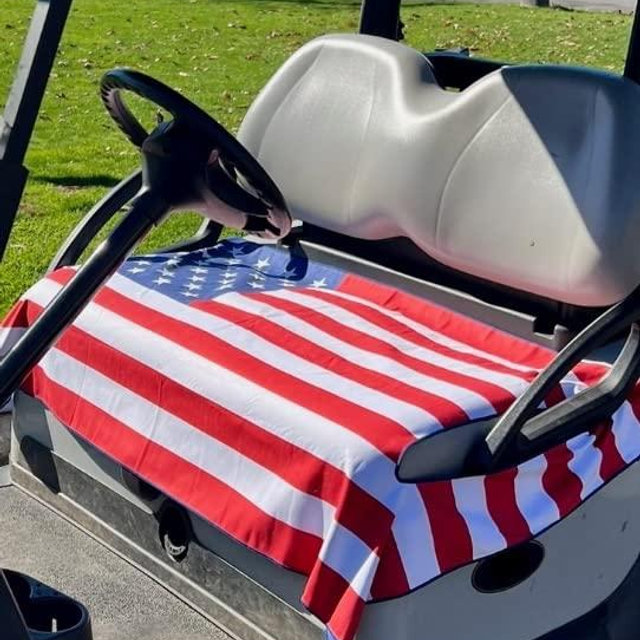 Golf Cart Essentials | Microfiber Golf Cart Seat Cover | Lightweight Golf Blanket | Portable | Sports | Golf Accessories | Club Car | EZGO