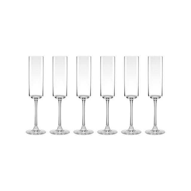 Lenox 897426 Tuscany Classics Straight Flutes, Set of 6
