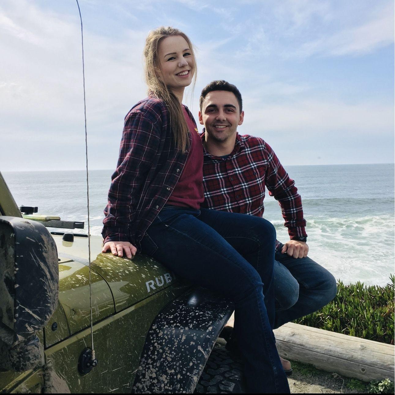 We said "I love you" for the first time minutes before this photo was taken.