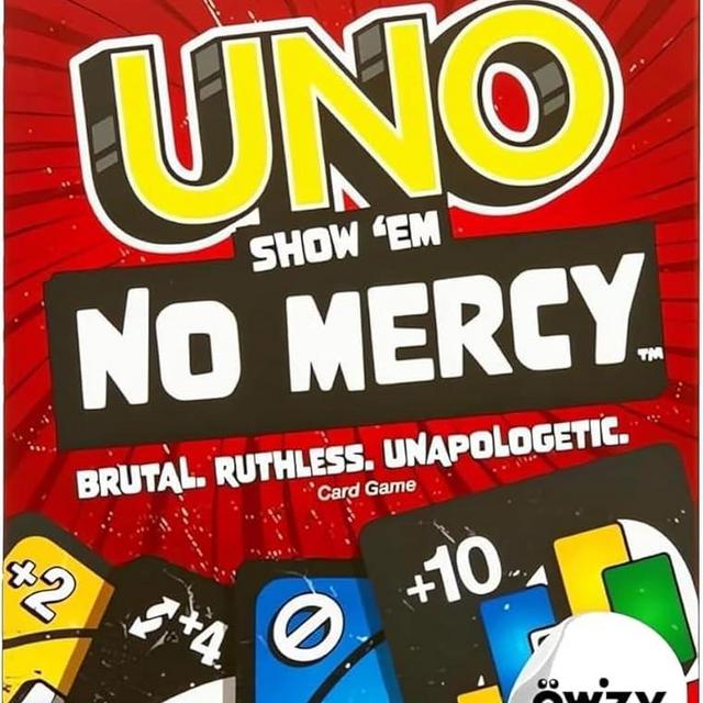 Owzy Mattel UNO, Show ‘em No Mercy | Game Card, Kids, Adults, Family Night, 2-10 Players | Iconic Characters, Engaging Gameplay, Develop Strategies & Skills Bundle