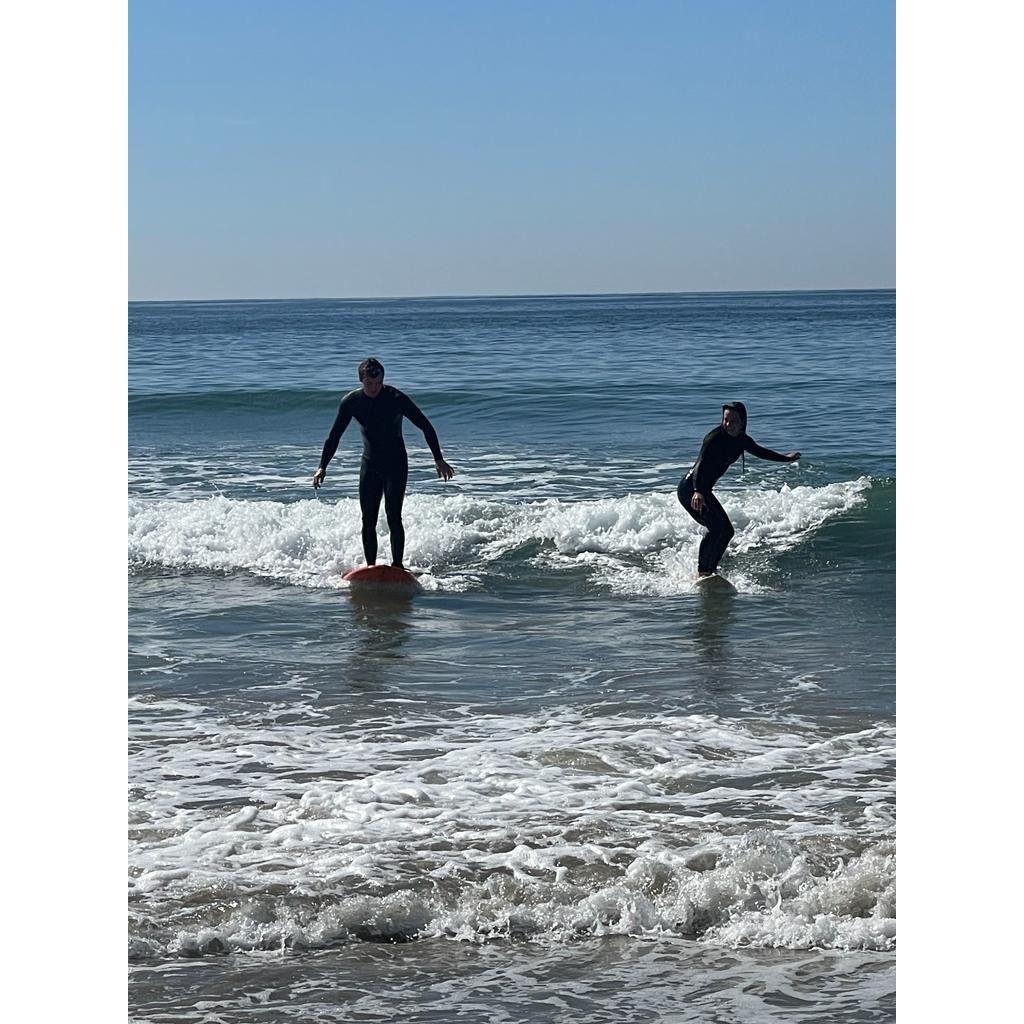 Catching a "party wave" in Newport Beach CA 2023