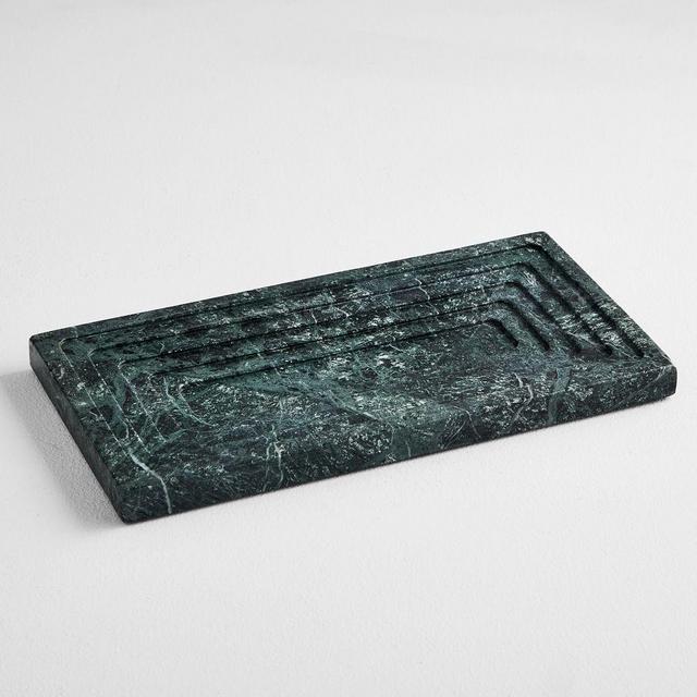 Marble Vanity Tray, Green