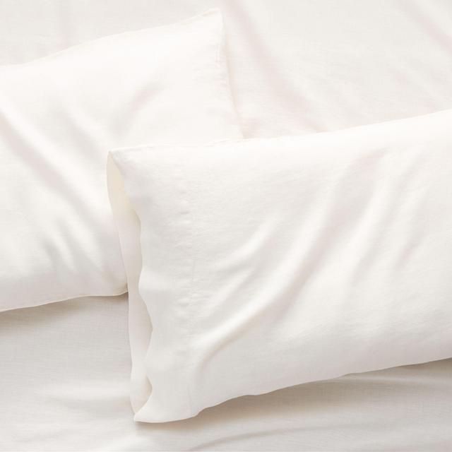 Natural Hemp King Pillowcases, Set of 2