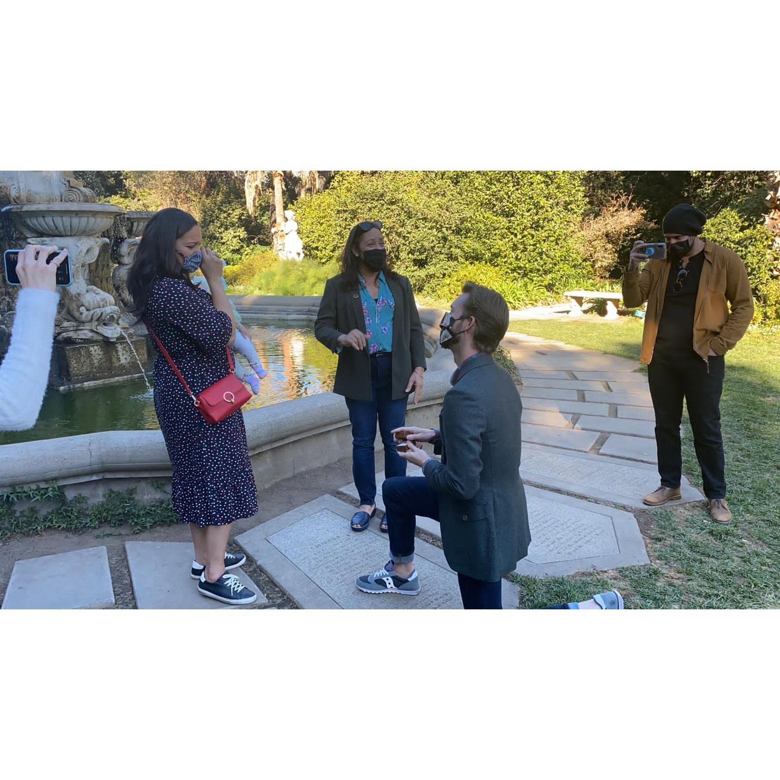 The proposal..Nov.29th on my bday 2020!