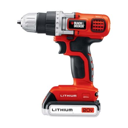 Black & Decker 20V Lithium-Ion Cordless Drill/Driver (51616)