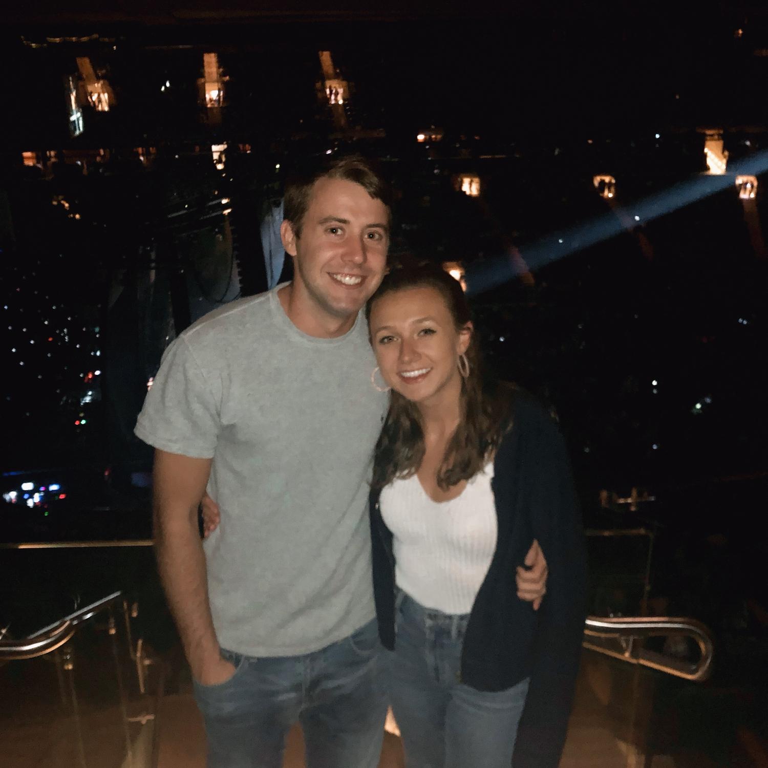 Halle's 26th birthday gift from Matt: Thomas Rhett concert at Madison Square Garden!