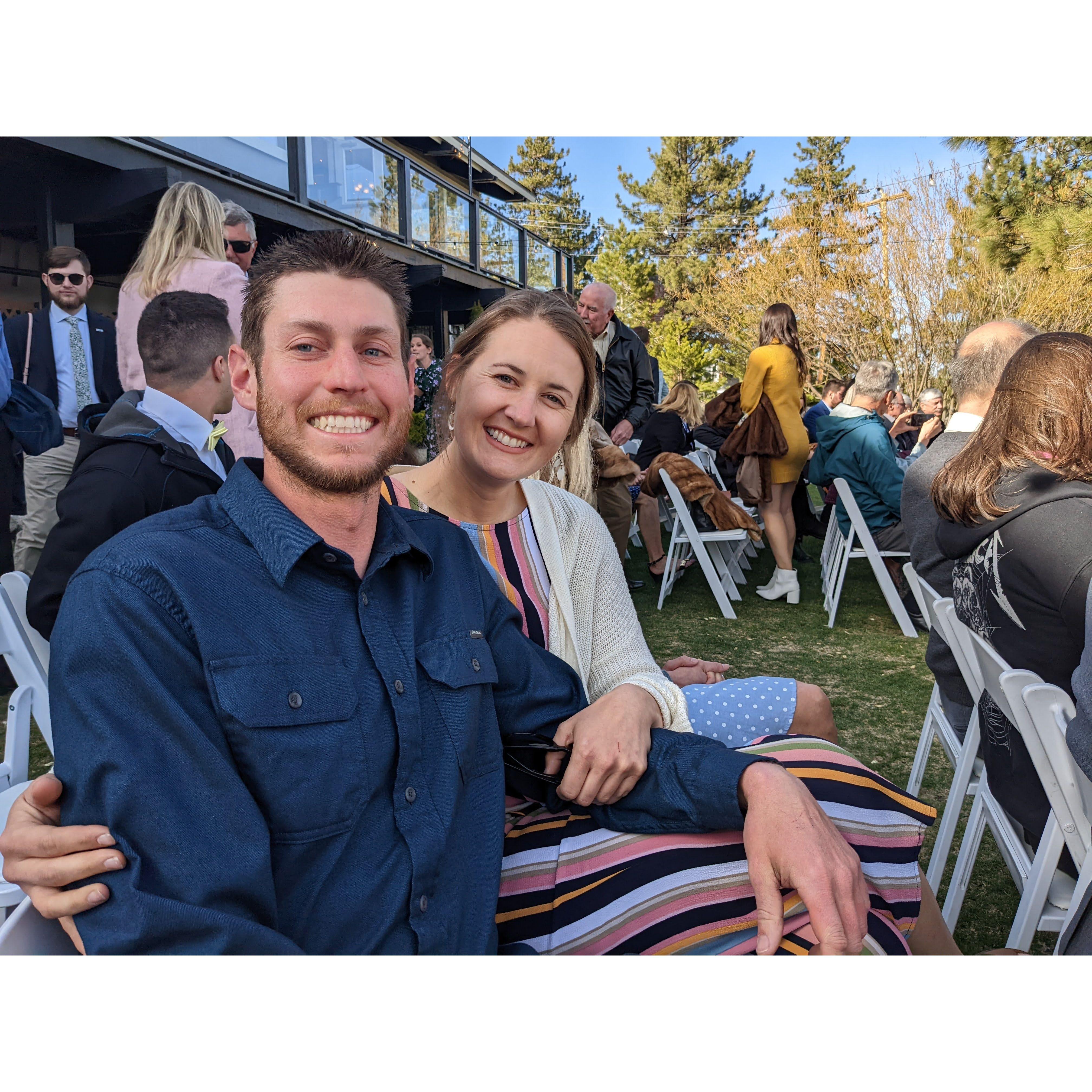 At Trevor and Melissa's Wedding in Reno!