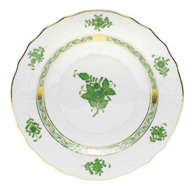 Herend Green Chinese Bouquet Salad Plate