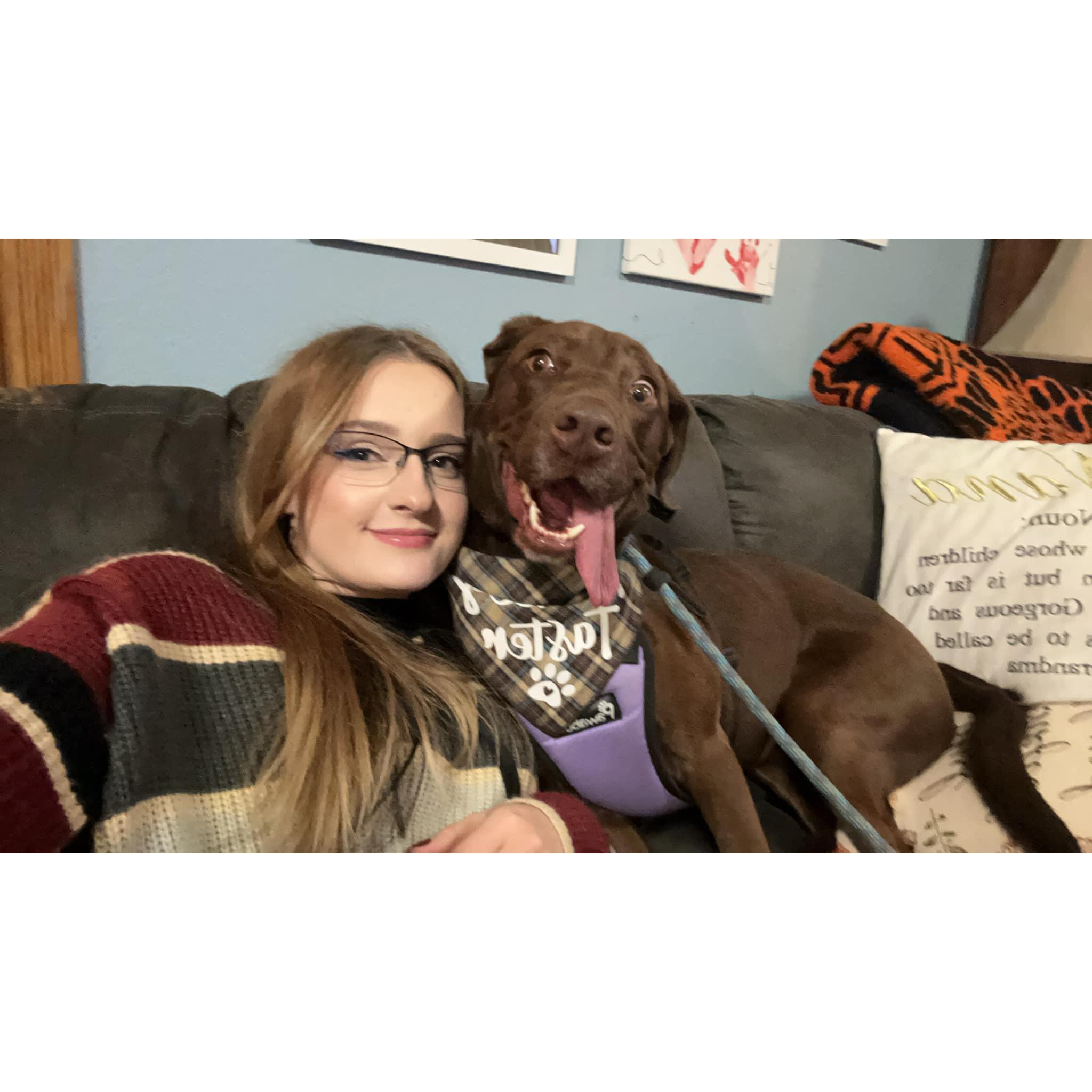 Thanksgiving with our Turkey Taster, Coco