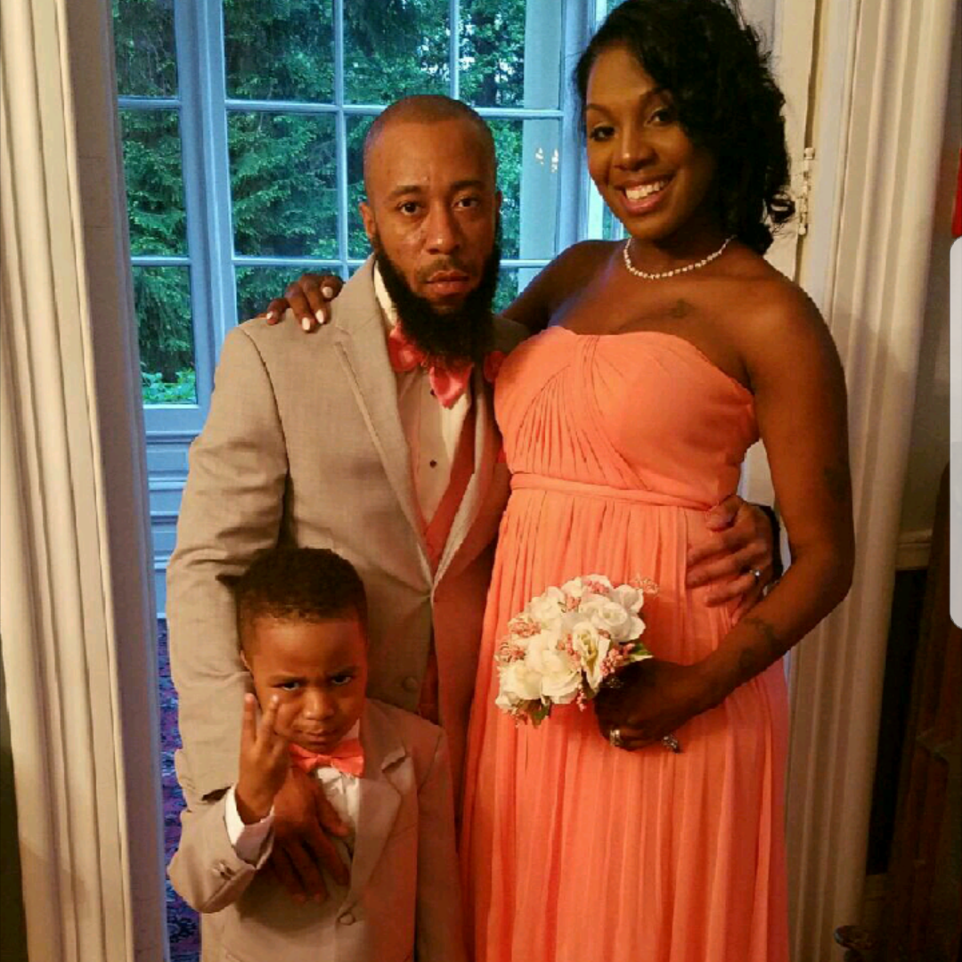 A wedding the three of us were in.