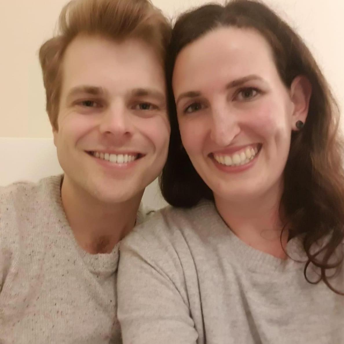 When we talked with our parents about getting married - it's a little blurry but wanted to share this special moment with you