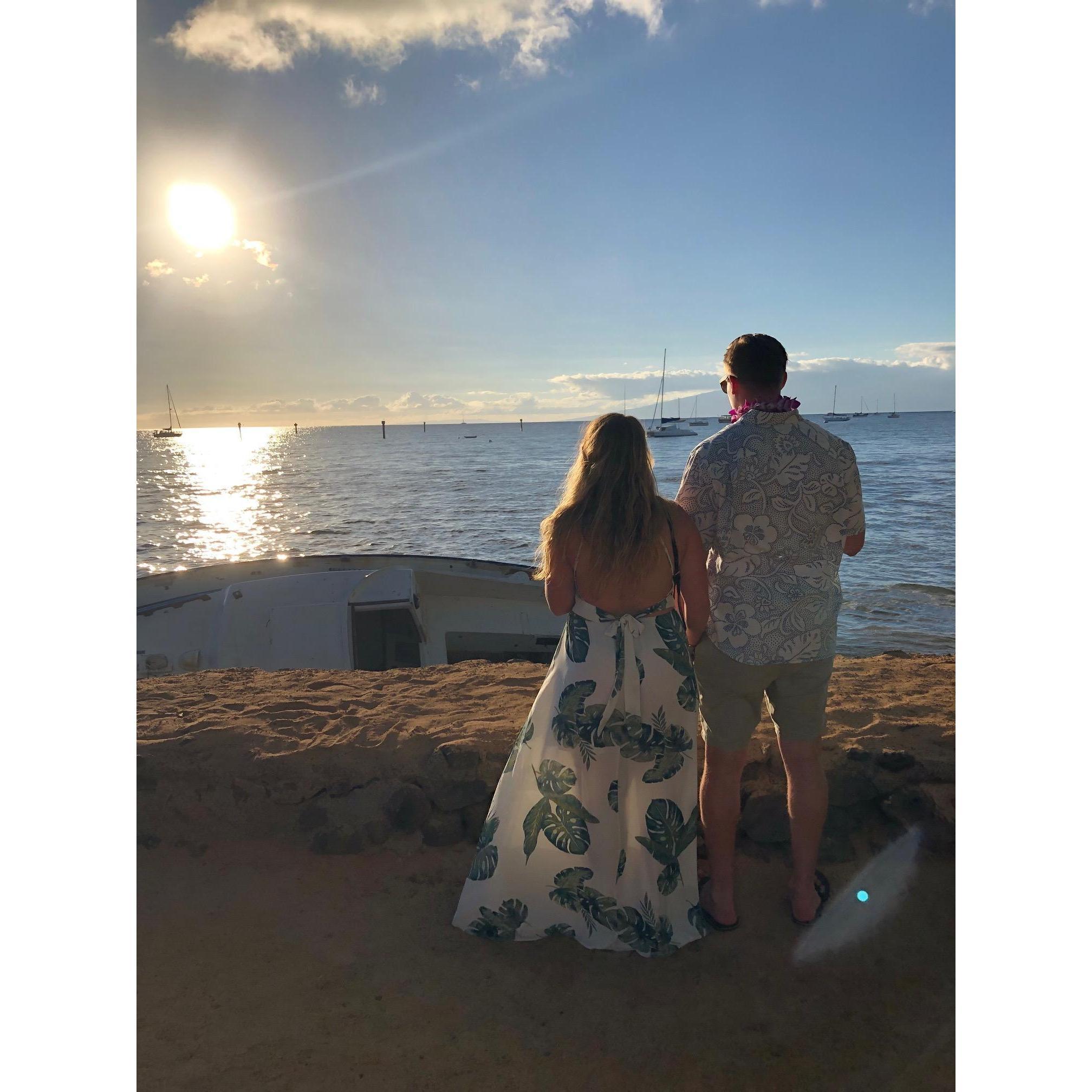 2019 - Sunset at the Old Lahaina Luau, Maui