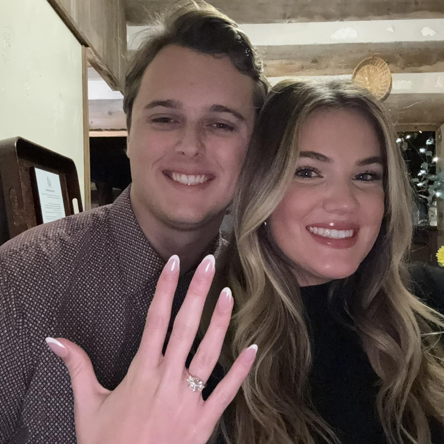 Our first photo as fiancés! December 20, 2024