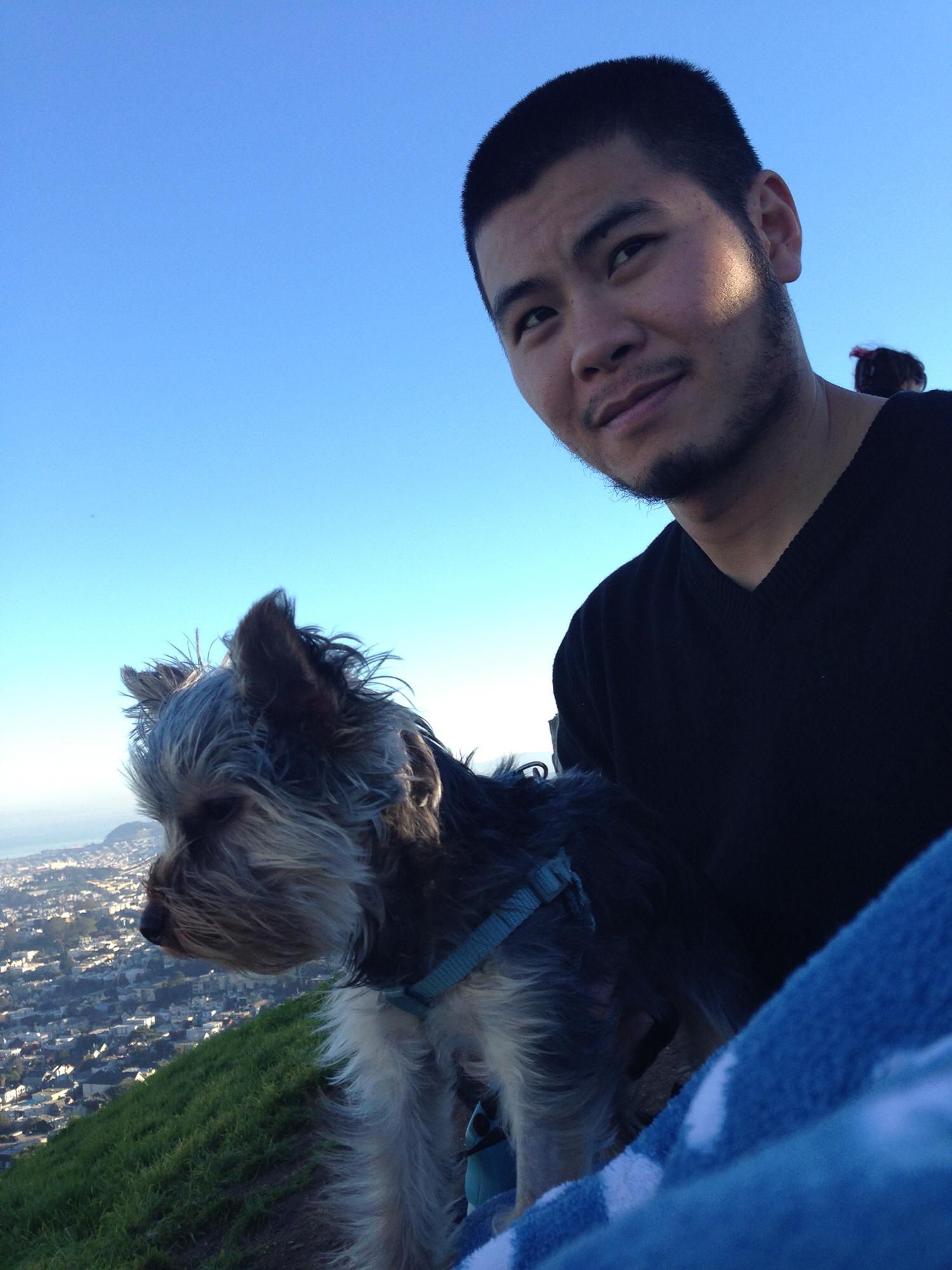 Picnic at Twin Peaks with Chomper.