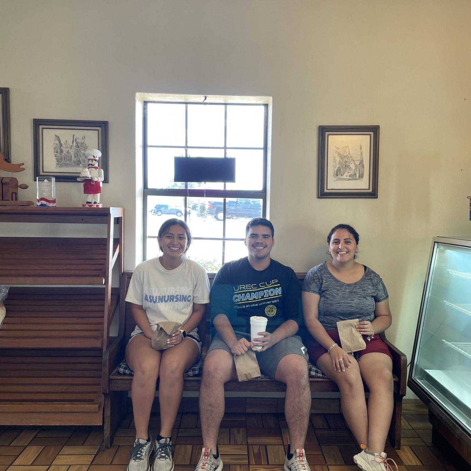 A pit stop after another camping trip. Don't worry, Renee loves to third wheel.