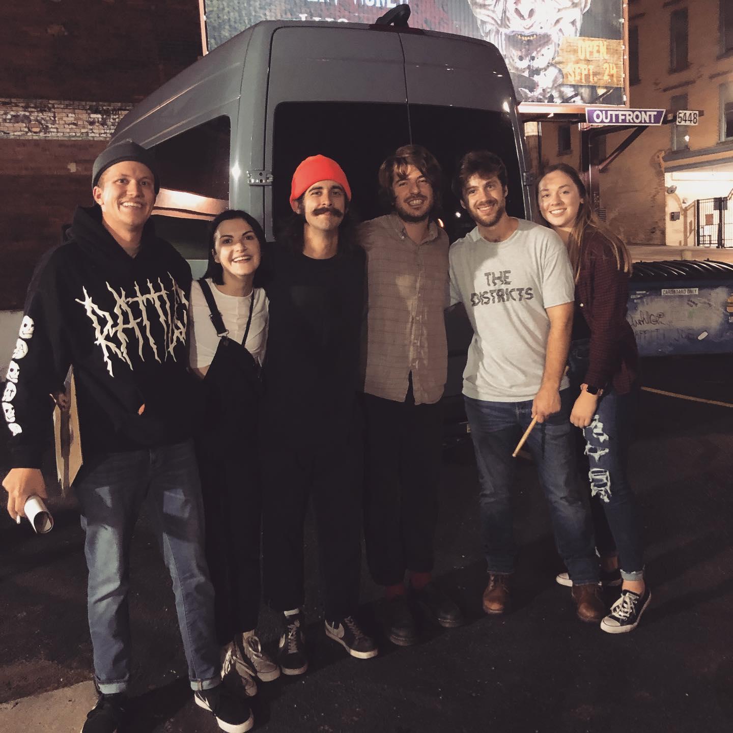 We got to meet one of our favorite bands "The districts"