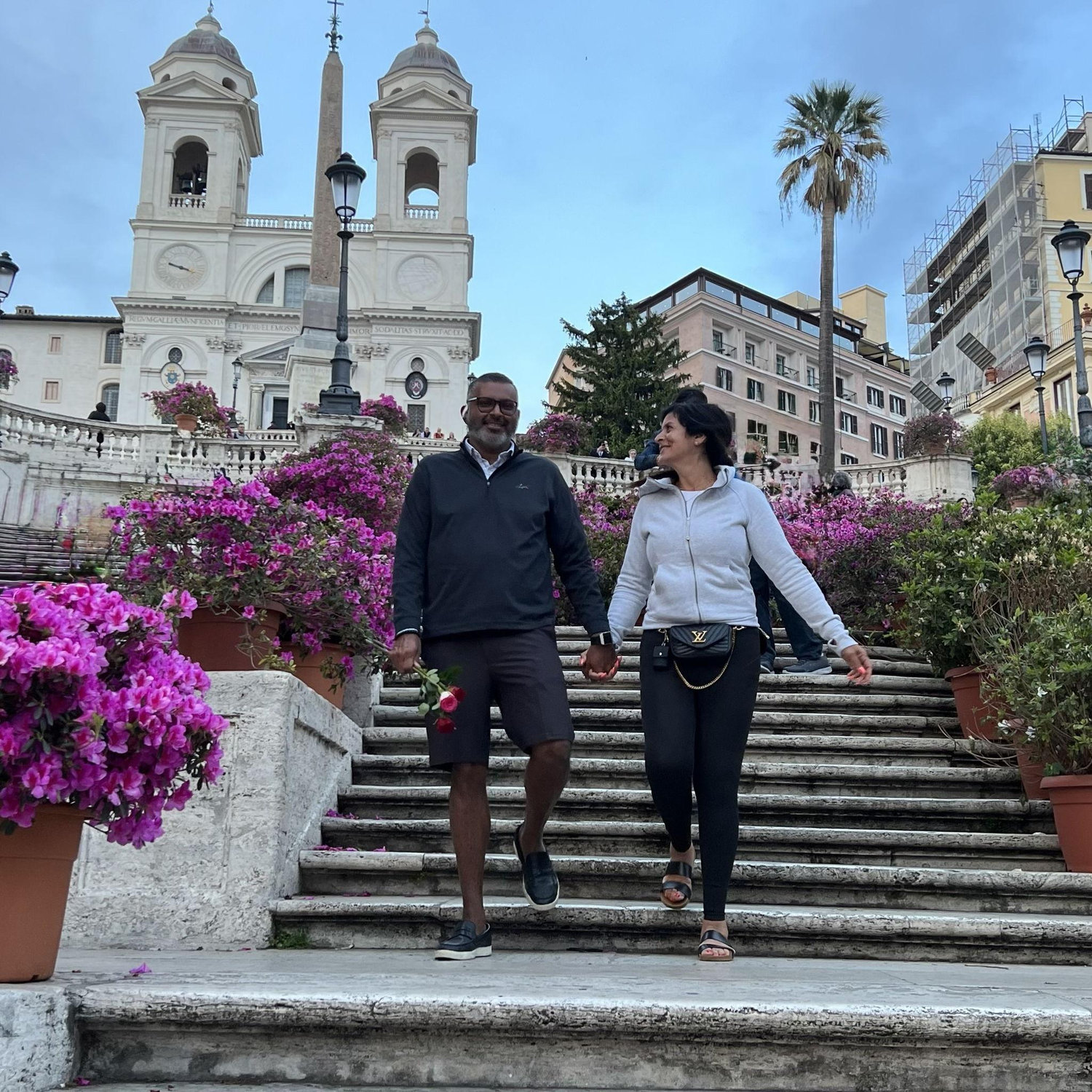 The spanish Steps in Rome!