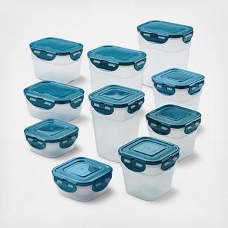 Leak-Proof Stacking 20-Piece Food Storage Container Set