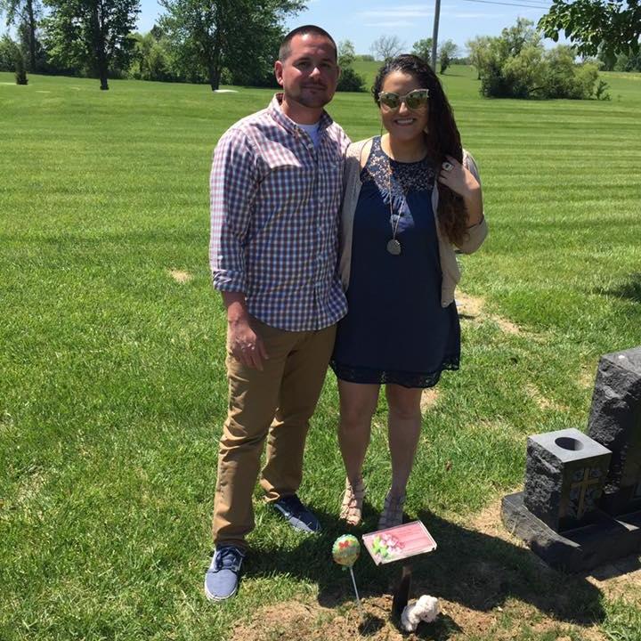 Visiting my mom on mother's day was difficult, but I got through it thanks to the man beside me.