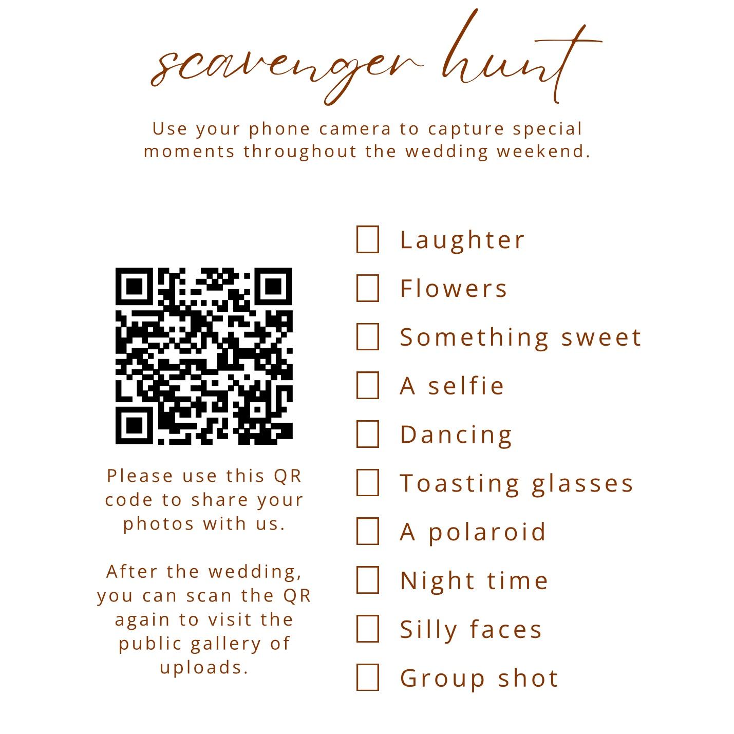 Photo Scavenger Hunt