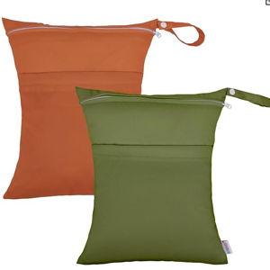 ALVABABY 2pcs Wet Dry Bag for Swimsuits or Wet Clothes