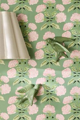 Flying Birds Ceramic Gallery Wall Charms, Set of 2