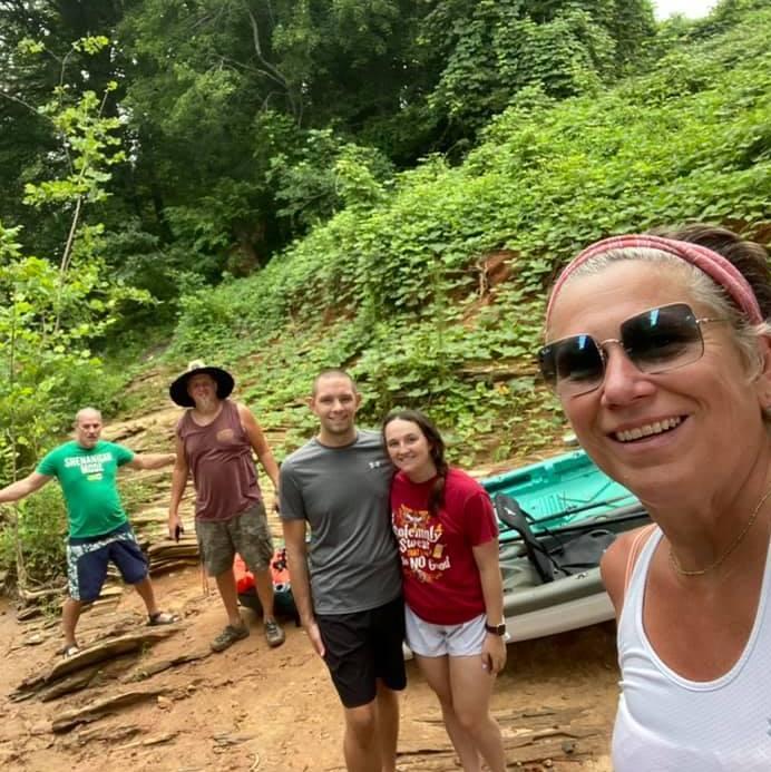 Our first kayaking trip together. Matthew will tell you this was a "make or break" moment because if it did not go well, we may not be here today.