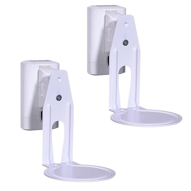 Sanus Speaker Wall Mounts for Sonos Era 100™ Pair - Swivel & Tilt Speaker Mount with Easy 15-Minute Install – White, 2-Pack