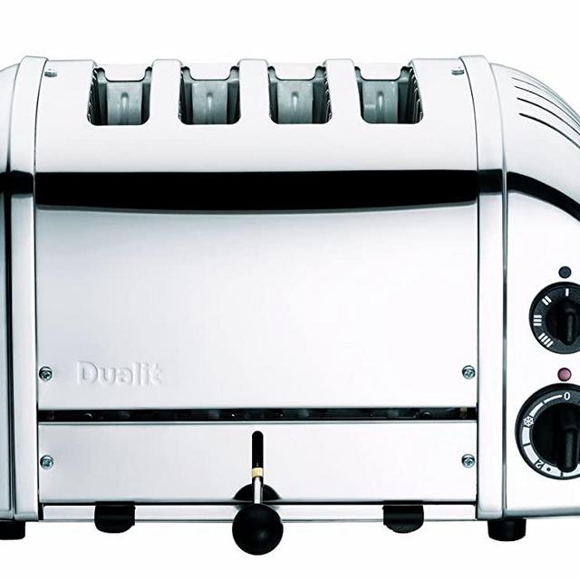 Dualit NewGen Polished Chrome 4 Slot Toaster, 4-Slice