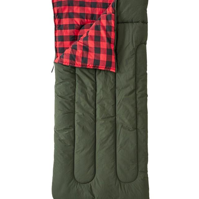 L.L.Bean Flannel Lined Camp Sleeping Bag, 40°