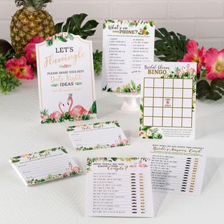 Flamingo Bridal Shower 5-Piece Game Set