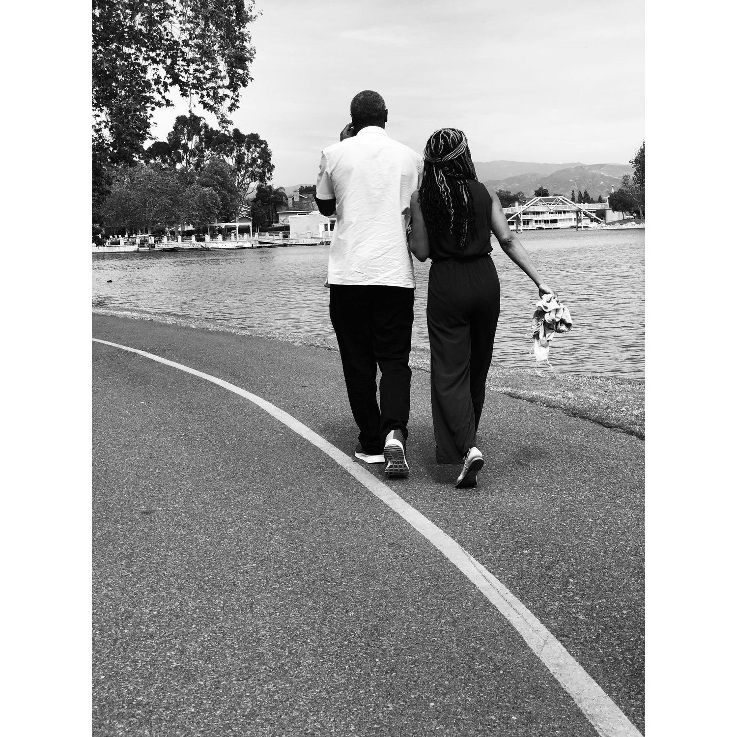 Nothing like walking and talking.