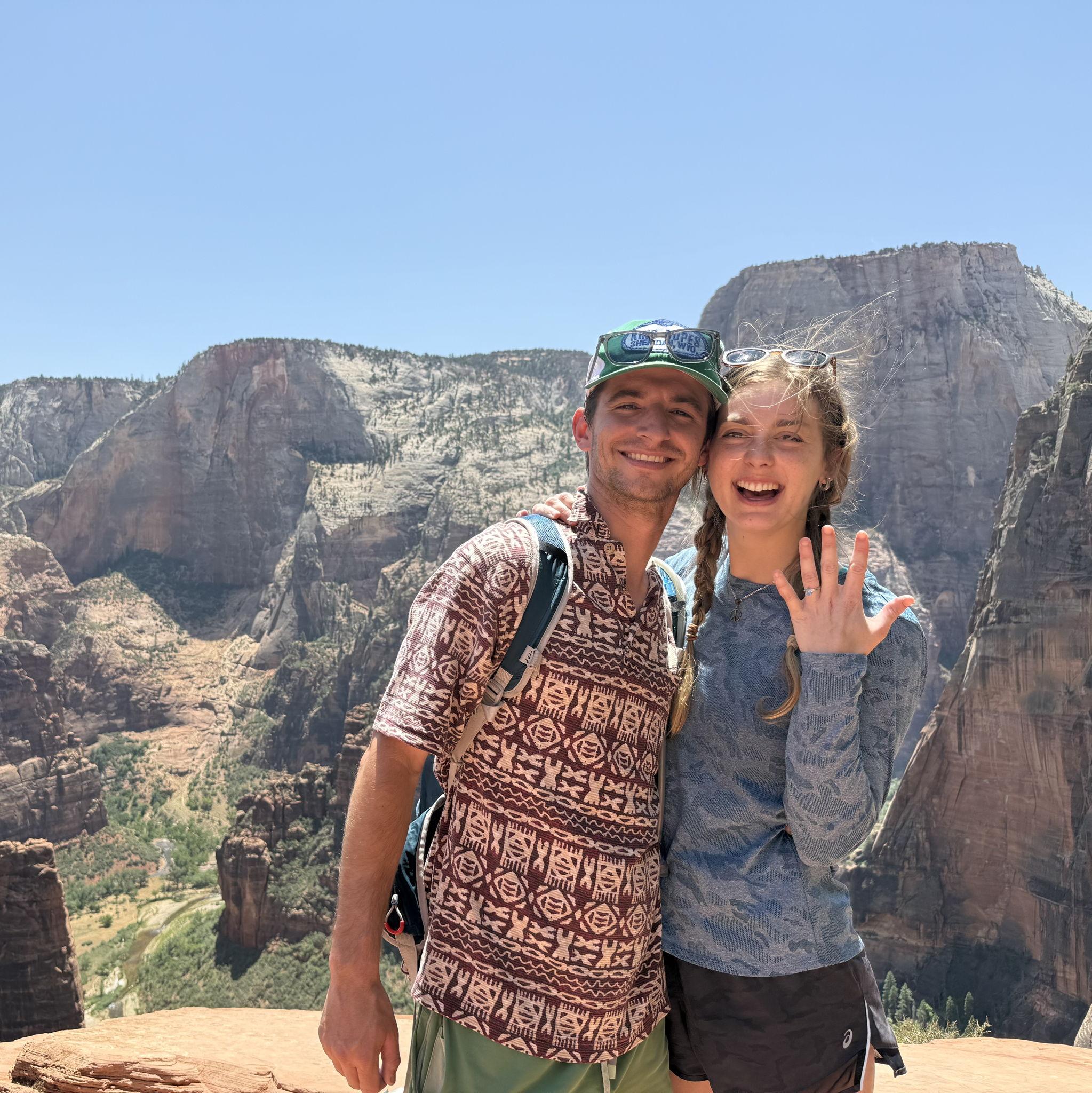 Zion National Park: Where we got engaged!